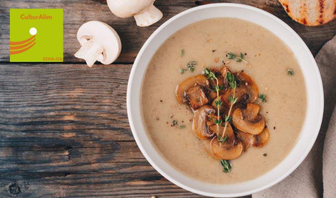 Recette : le velouté de champignon